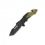 Нож складной Ganzo G629-GR черный/оливковый, арт. G629-GR [GANZO]